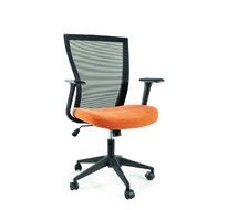 Кресло компьютерное SIGNAL Q-328 черный/оранжевый