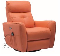Кресло SIGNAL HELIOS M tap. 214 раскладное электрическое, оранжевый