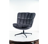 Кресло SIGNAL VESTA Velvet tap. 218 серый/черный