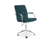 Кресло компьютерное SIGNAL Q-022 VELVET  BLUVEL 78 (зеленый)