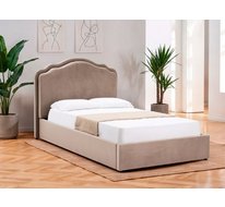 Кровать SIGNAL FLORENCJA Velvet Bluvel 40 (темно-бежевый) 140/200