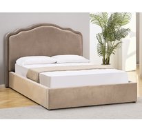 Кровать SIGNAL FLORENCJA Velvet Bluvel 40 (темно-бежевый) 160/200