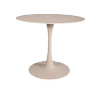 Стол обеденный SIGNAL AMADEO Ceramic 90 (травертин/кашемир)