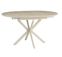 Стол обеденный SIGNAL GASTON Ceramic 100 раскладной (травертин/кашемир)