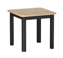 Стол обеденный SIGNAL OSKAR 80 раскладной (дуб артизан/черный)