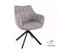 Стул SIGNAL AZALIA Leo 04 (светло-серый/черный), поворотный