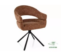 Стул SIGNAL BORGO Leo 35 (коричневый/черный), поворотный