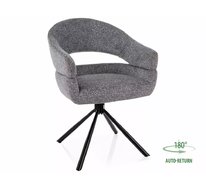 Стул SIGNAL BORGO Leo 07 (серый/черный), поворотный