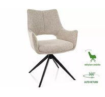 Стул SIGNAL FINO II Noelle 30 (бежевый/черный), поворотный