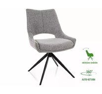 Стул SIGNAL FINO I Noelle 09 (серый/черный), поворотный