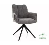 Стул SIGNAL GIO t.252 (серый/черный), поворотный