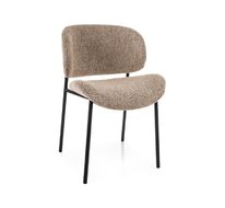 Стул SIGNAL KISO Noelle 33 (темно-бежевый/черный)