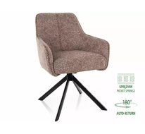 Стул SIGNAL NOTTI Leo 32 (темно-бежевый/черный), поворотный