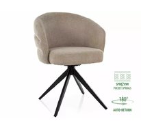 Стул SIGNAL ORES t.250 (бежевый/черный), поворотный