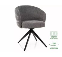 Стул SIGNAL ORES t.252 (серый/черный), поворотный