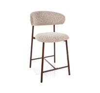 Стул барный SIGNAL ELTON H-2 Noelle 30 (бежевый/орех)