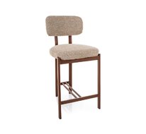 Стул барный SIGNAL MISAKI H-2 t.253 (бежевый/орех)