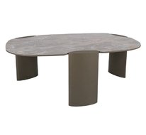 Стол журнальный SIGNAL ADORO A Ceramic (серый Grigio/медный) 118/75