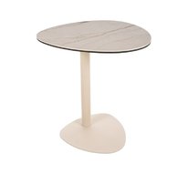 Стол журнальный SIGNAL CIAO C Ceramic (бежевый Amazonia/кашемир) 50/50