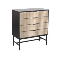 Комод Signal MAGO K2 (дуб/черный мат)