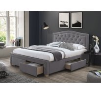 Кровать Signal ELECTRA Velvet 160 (серый)