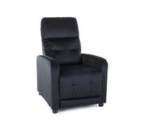 Кресло SIGNAL OTUS Velvet Bluvel 19 раскладное, черный