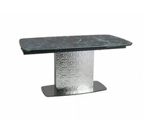 Стол обеденный Signal MONCLER Ceramic 160 раскладной (Verde Alpi морской/сталь)